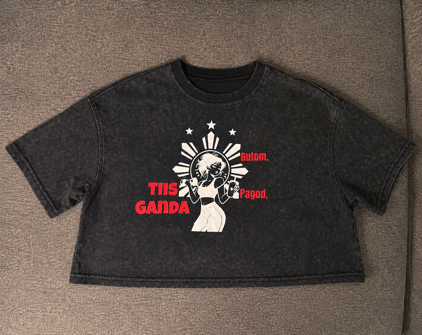 TIIS GANDA CROP TOP SHIRT