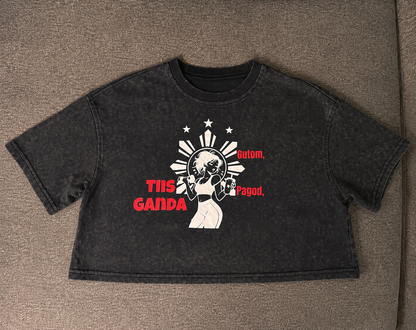 TIIS GANDA CROP TOP SHIRT